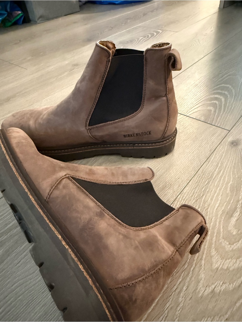 Birkenstock Brown Chelsea Boots